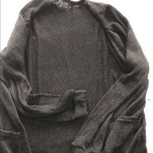 Frilled bottom cardigan